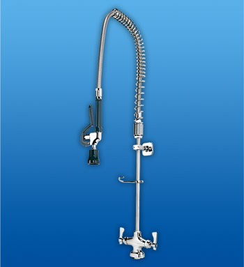 Krowne Royal Series | 17-202W and 17-202WL Deckmount Pre-Rinse Faucets