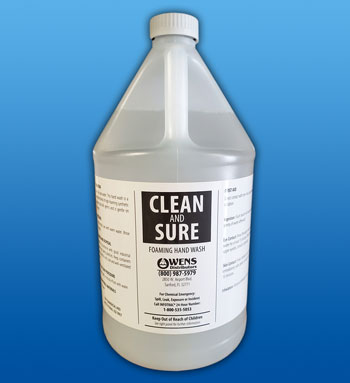 Clean and Sure | Foaming Hand Wash | Owens Distributors