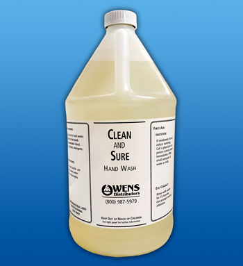 Clean and Sure Hand Wash | Non-Foaming | Owens Distributors