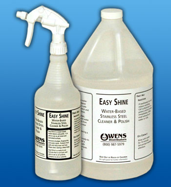 Easy Shine | Water-Based Stainless Steel Cleaner and Polish | Owens Distributors