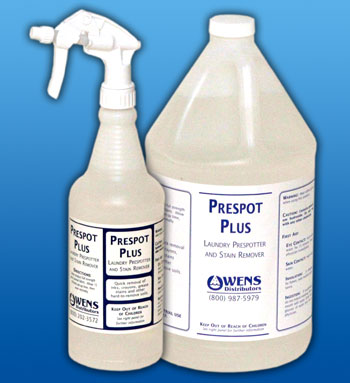 Prespot Plus | Laundry Prespotter and Stain Remover | Owens Distributors