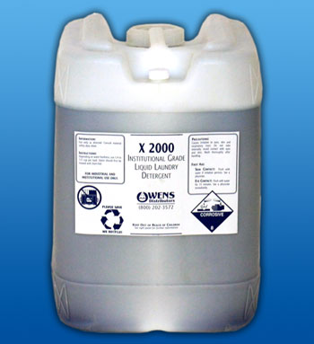 X2000 | Institutional Grade Liquid Laundry Detergent | Owens Distributors